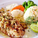Darne de dorade grillé, aubergines et navet au four, menu diététique, livraison de repas, repas minceurs, portage de repas en Martinique, Restaurant en livraison, repas pas chère, plats pour la semaine, menu événement Fort de France, Lamentin, St joseph, Ducos, Trois ilets, Diamant, St Anne, repas local martinique, plats traditionnels